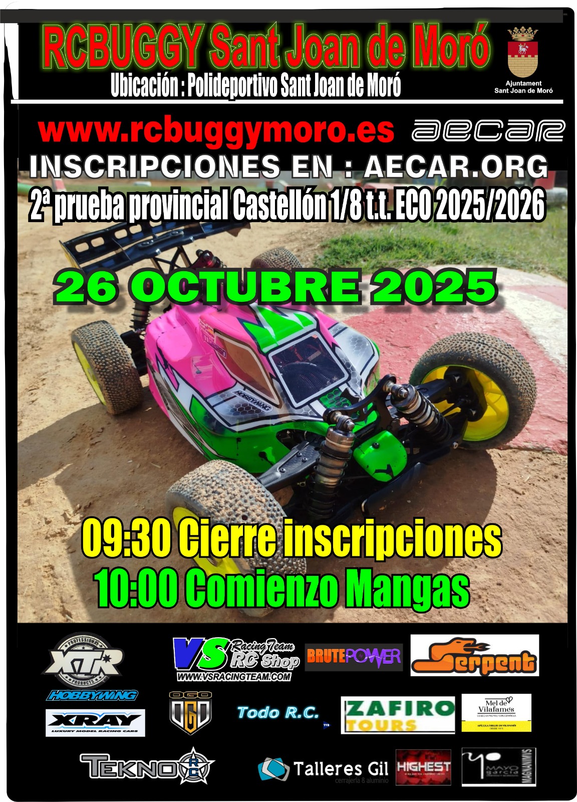 Cartel 2º prueba provincial castellón